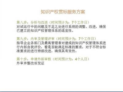 【PPT分享】知识产权贯标的政策解读和实操解析(下)